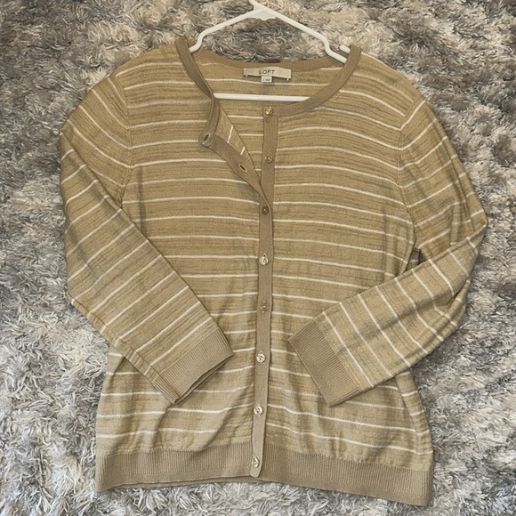 LOFT crewneck cardigan, 100% cotton - Picture 9 of 10